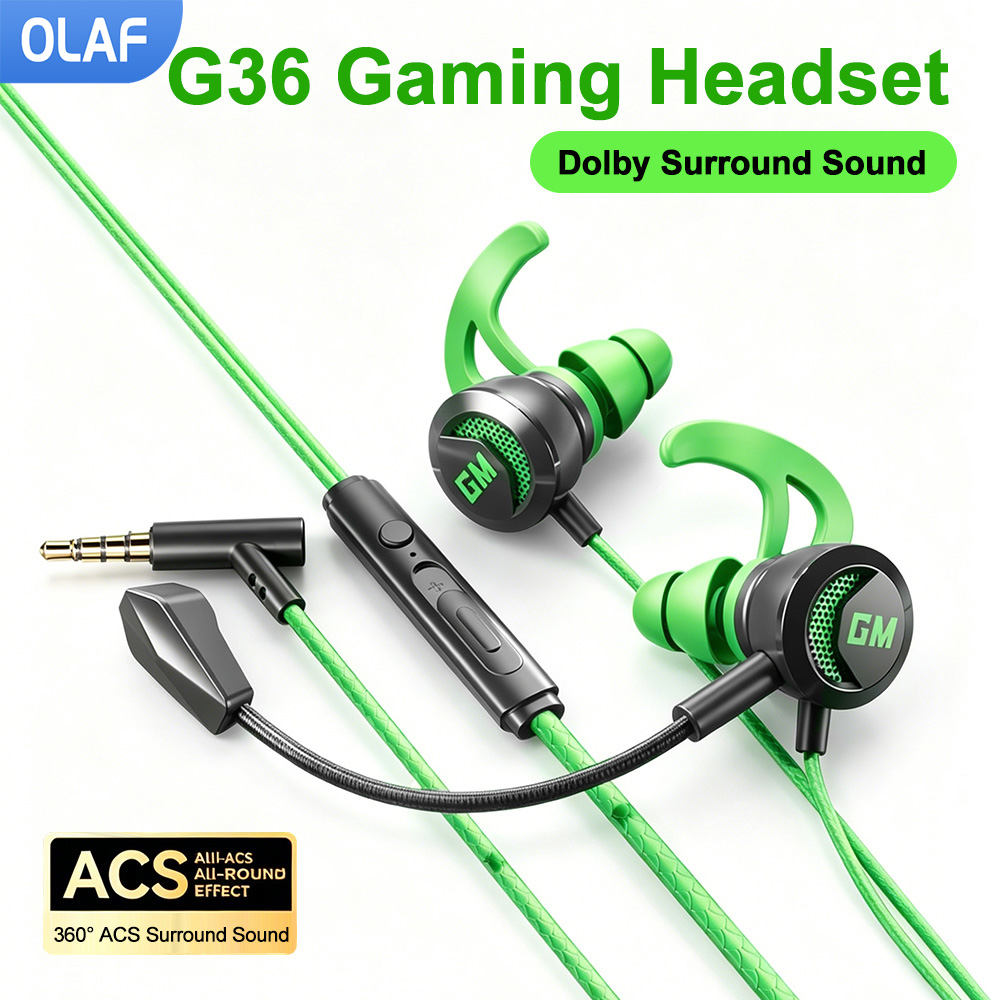 Esports Gaming Headphones - Cuffie cablate Type-C/3,5 mm con microfono,