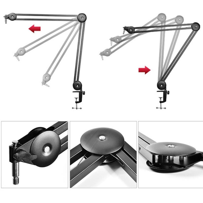 Microphone Arm Boom - Supporto per microfono regolabile con braccio