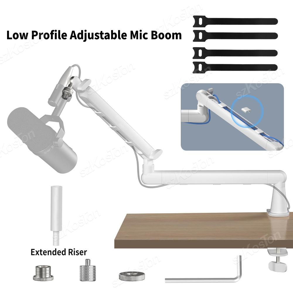 Microphone Arm Boom - Supporto per microfono a basso profilo