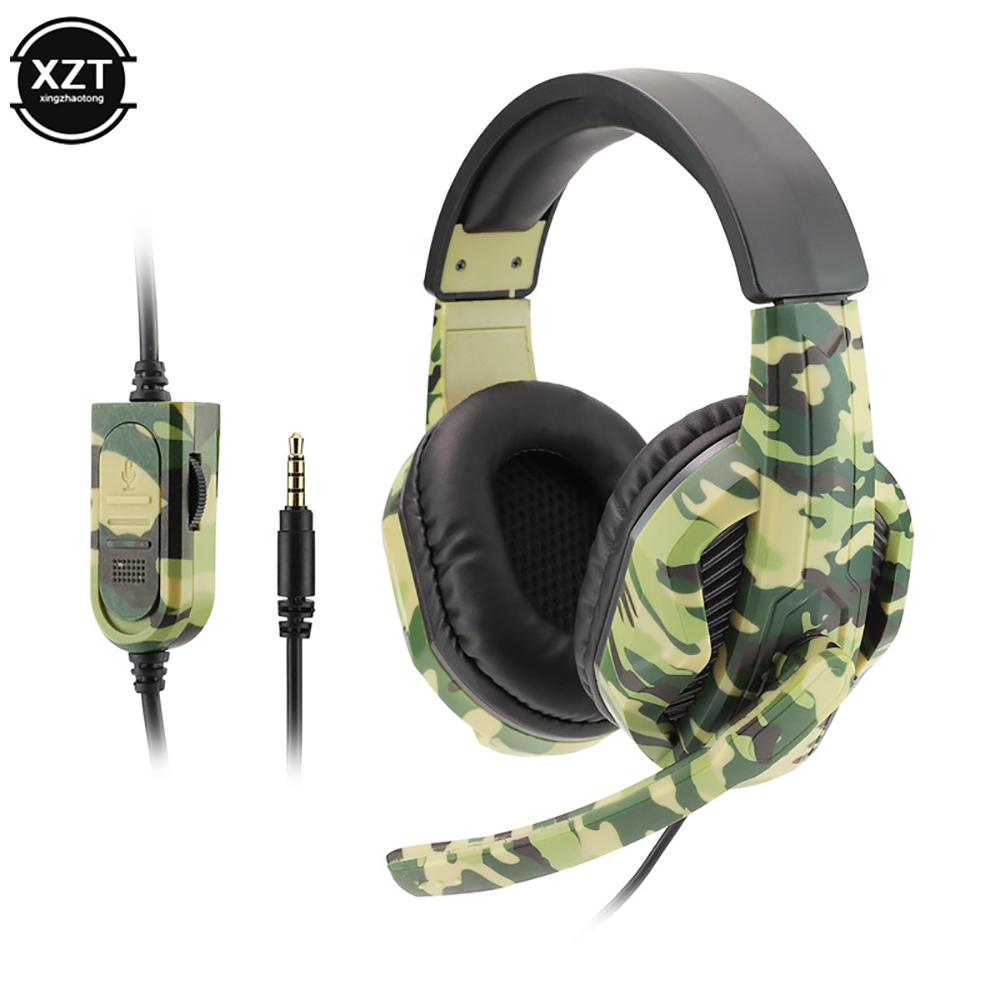 Esports Gaming Headphones - Cuffie da gioco mimetiche Jack AUX