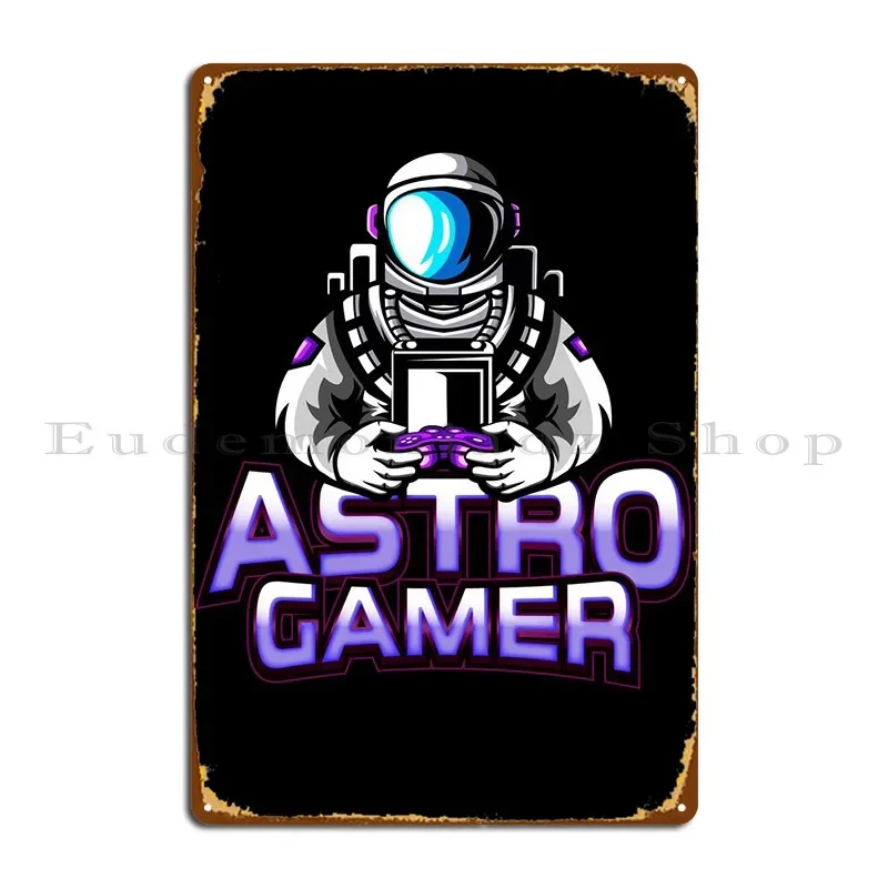 Esports Gaming Poster - Targa in Metallo Astro Gamer Gaming