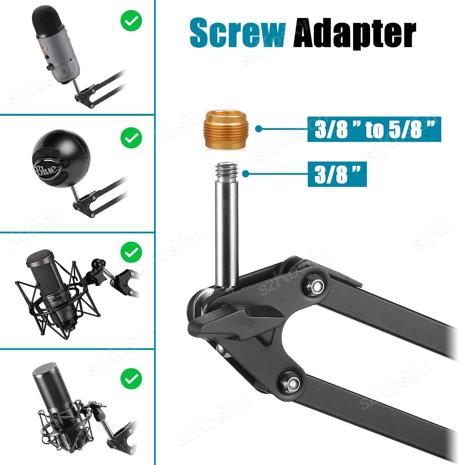 Braccio articolato supporto pe - Microphone Arm Boom recensione e prezzo