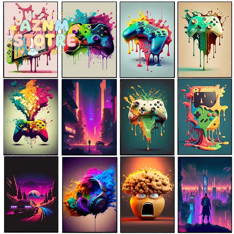 Quadro Vintage su Tela: Poster - Esports Gaming Poster recensione e prezzo