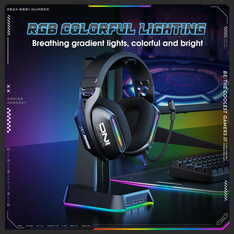 ONIKUMA GT808 Cuffie da gioco  - Esports Gaming Headphones recensione e prezzo