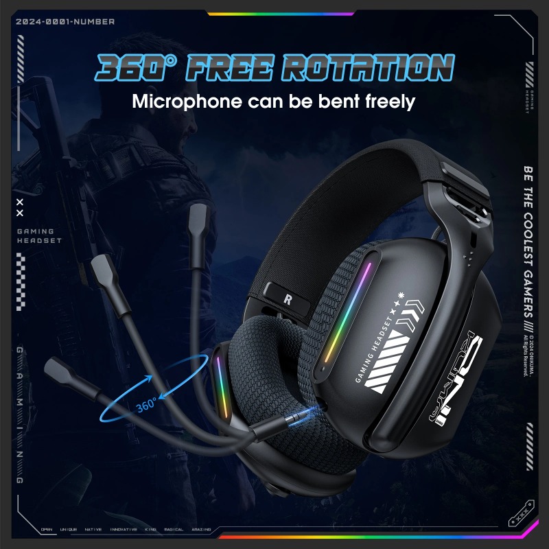 ONIKUMA GT808 Cuffie da gioco  - Esports Gaming Headphones recensione e prezzo