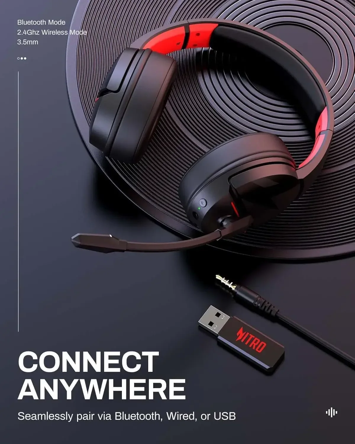 Cuffie wireless Acer K2 Gamer  - Esports Gaming Headphones recensione e prezzo