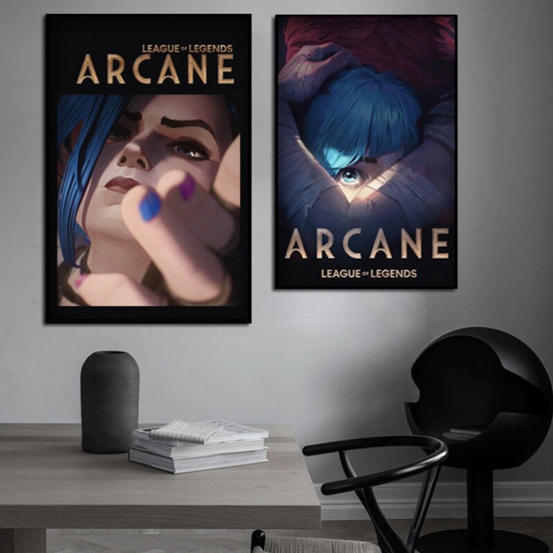 Poster Arcane Jinx Close-Up su - Esports Gaming Poster recensione e prezzo