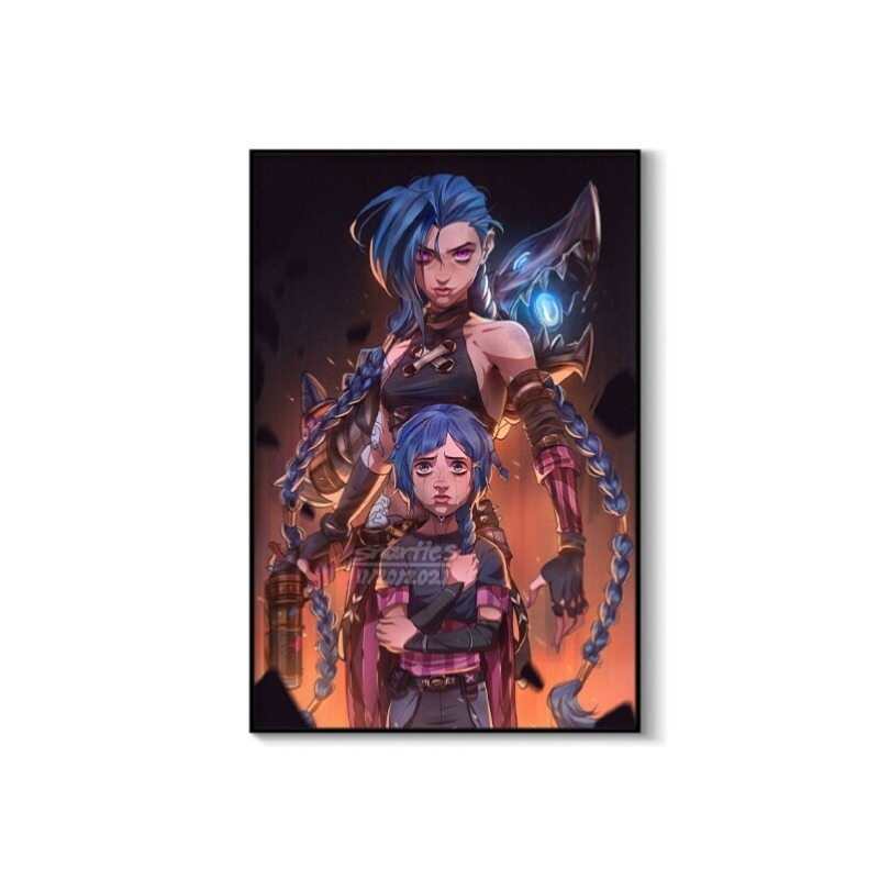 Poster Arcane Jinx Close-Up su - Esports Gaming Poster recensione e prezzo