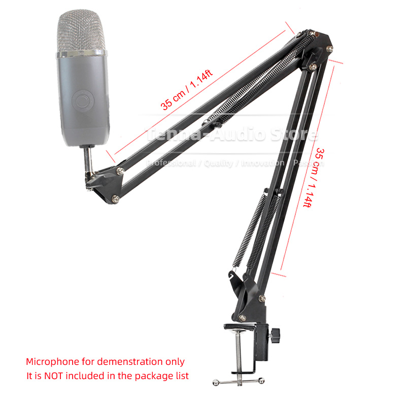 Braccio a braccio per microfon - Microphone Arm Boom recensione e prezzo
