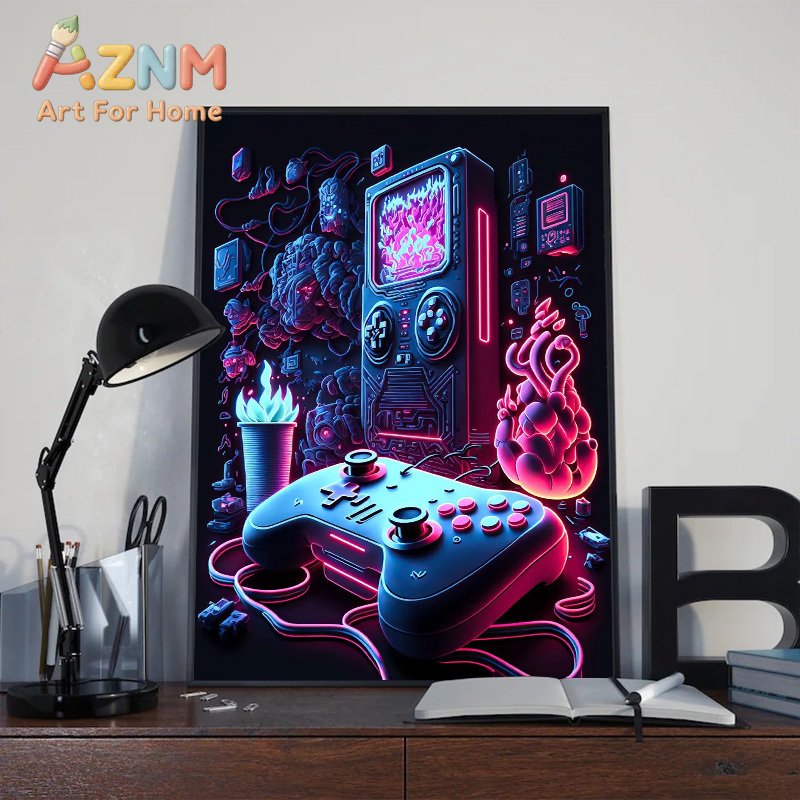 Poster da Parete Moderno Neon  - Esports Gaming Poster recensione e prezzo