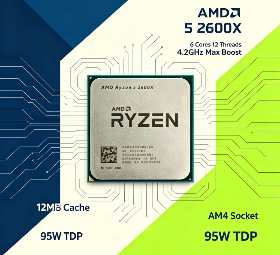 Processore Desktop AMD R5 2600 - Esports Pc Gaming recensione e prezzo