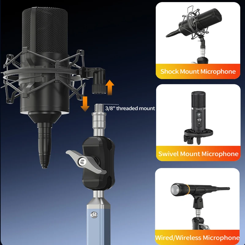 Supporto Professionale a Doppi - Microphone Arm Boom recensione e prezzo